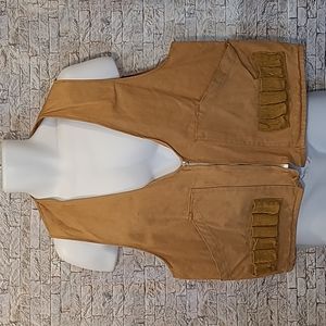 Vtg. Sears, Roebuck and Co. Tan Hunting Vest